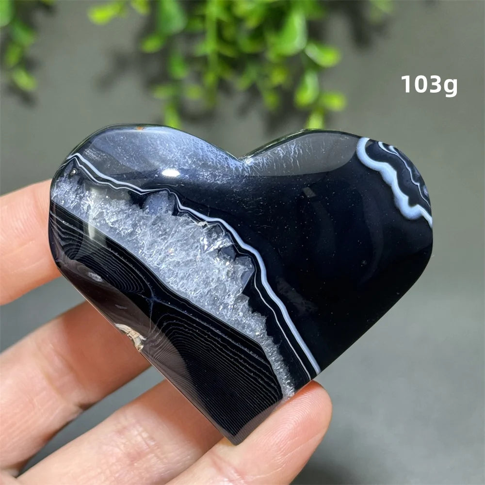 Black Agate Heart-ToShay.org