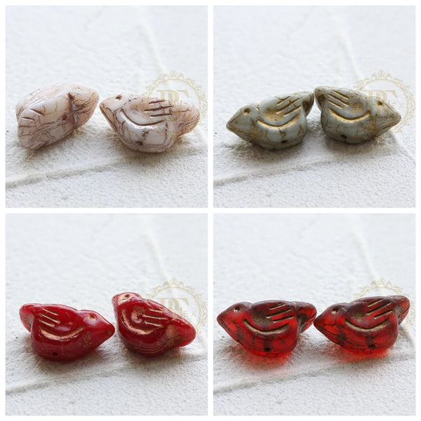 Glass Bird Pendants-ToShay.org