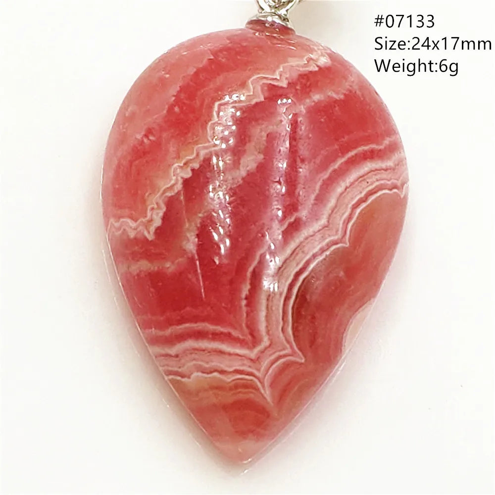 Red Rhodochrosite Pendant-ToShay.org