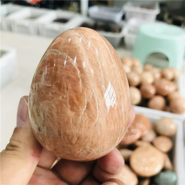 Orange Moonstone Egg-ToShay.org