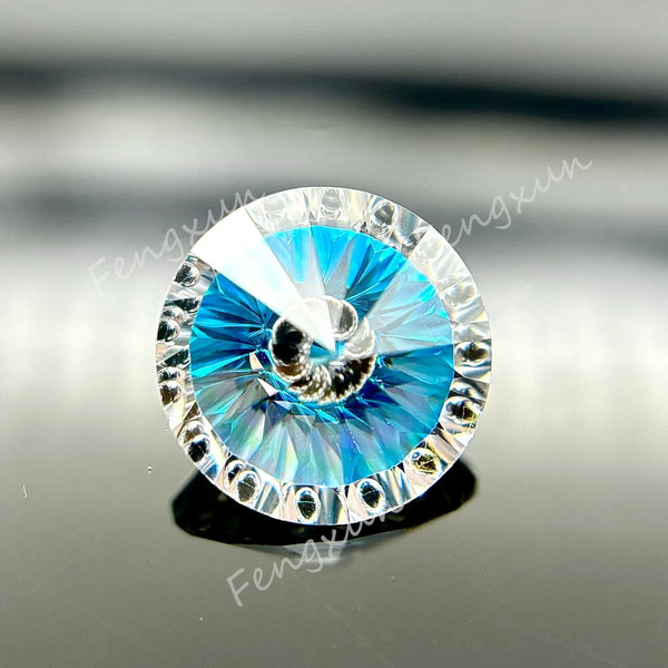 Blue Eye Faceted Diamond-ToShay.org