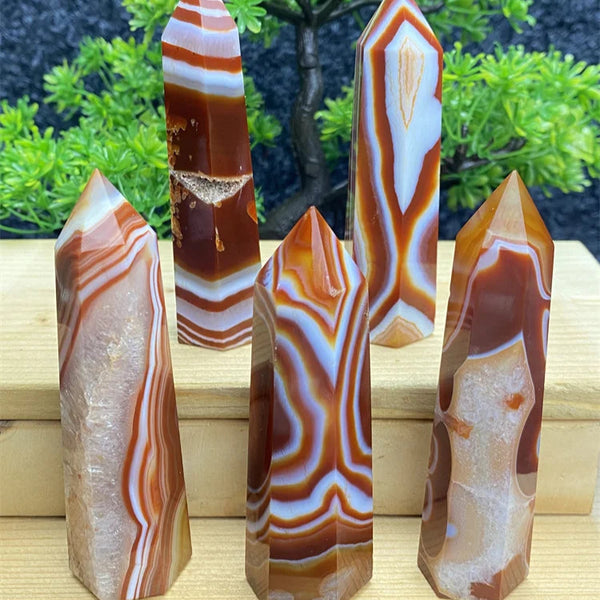Orange Carnelian Wand-ToShay.org