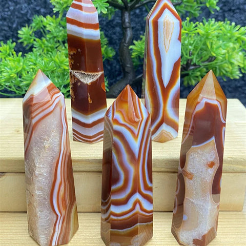 Orange Carnelian Wand-ToShay.org
