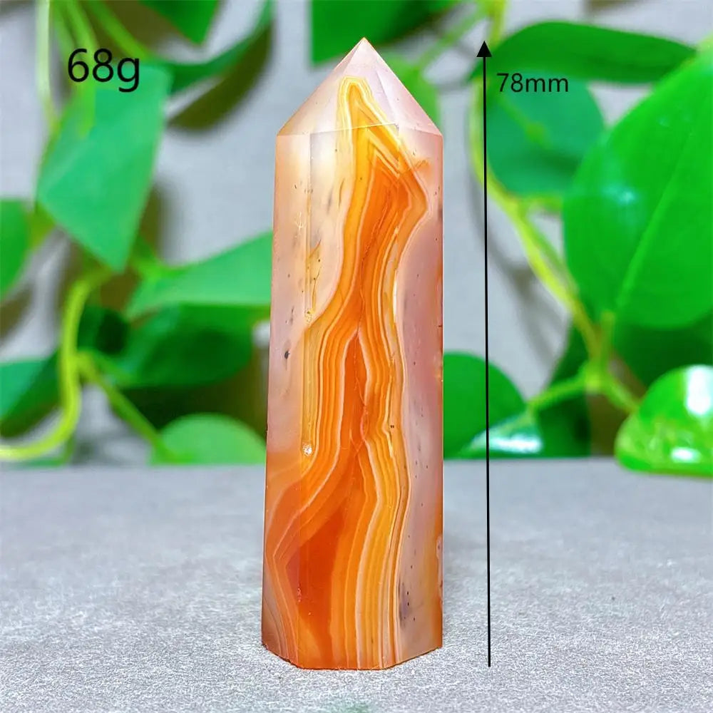 Orange Carnelian Crystal Tower-ToShay.org