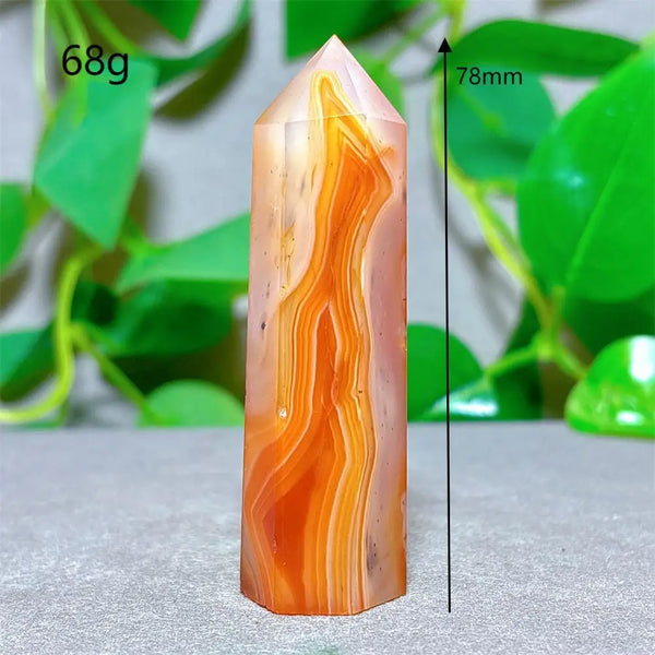 Orange Carnelian Crystal Tower-ToShay.org