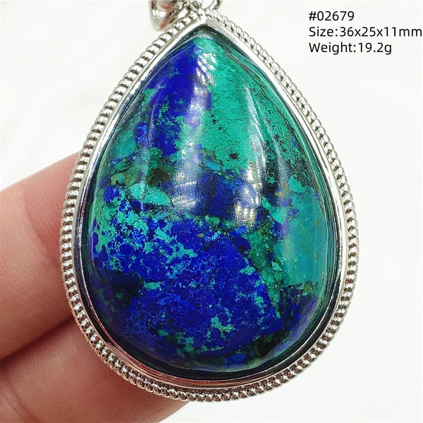 Blue Azurite Pendant-ToShay.org