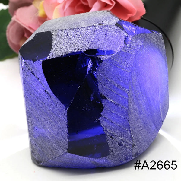 Blue Tanzanite Raw Stone-ToShay.org