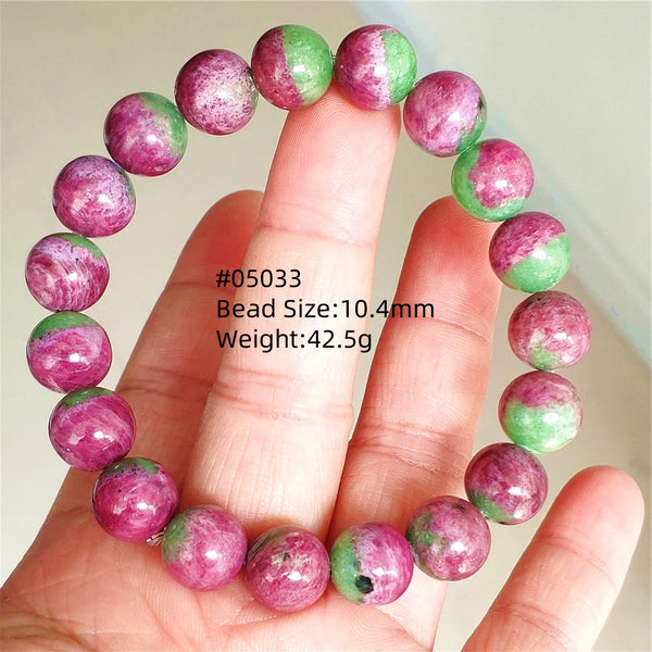 Red Ruby Zoisite Bracelet-ToShay.org