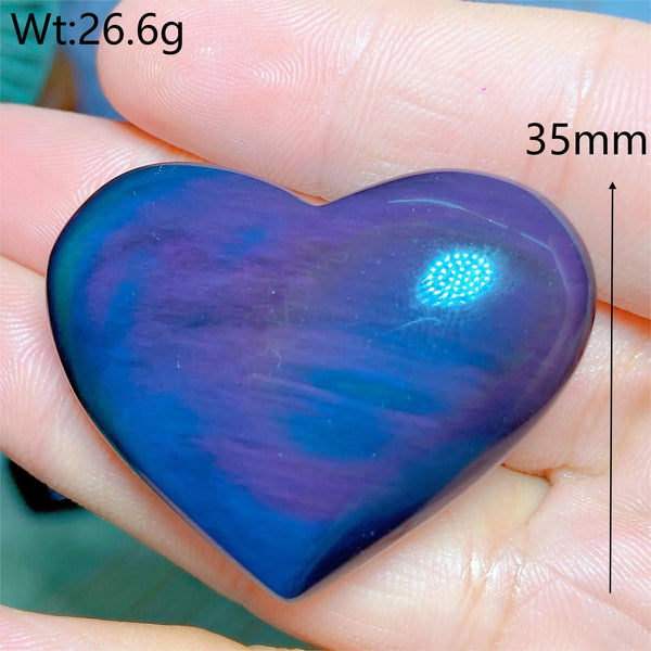 Rainbow Obsidian Heart-ToShay.org