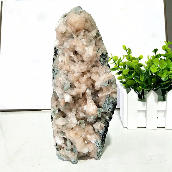 White Apophyllite Zeolite Crystal-ToShay.org