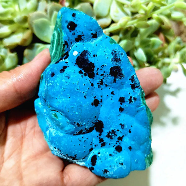 Blue Chrysocolla Crystal-ToShay.org