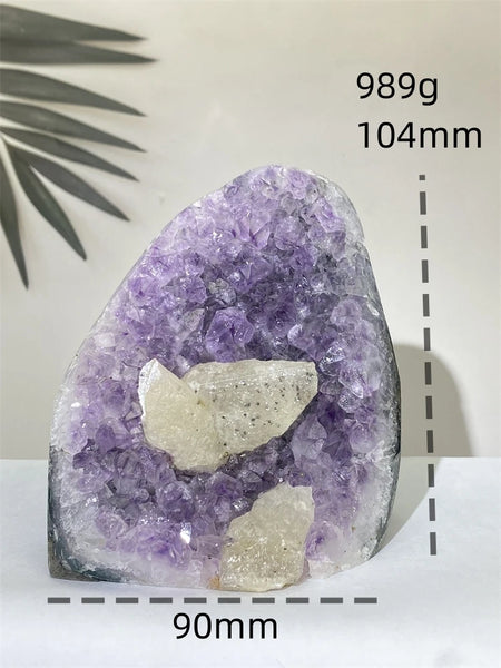 Purple Amethyst Crystal Geode-ToShay.org