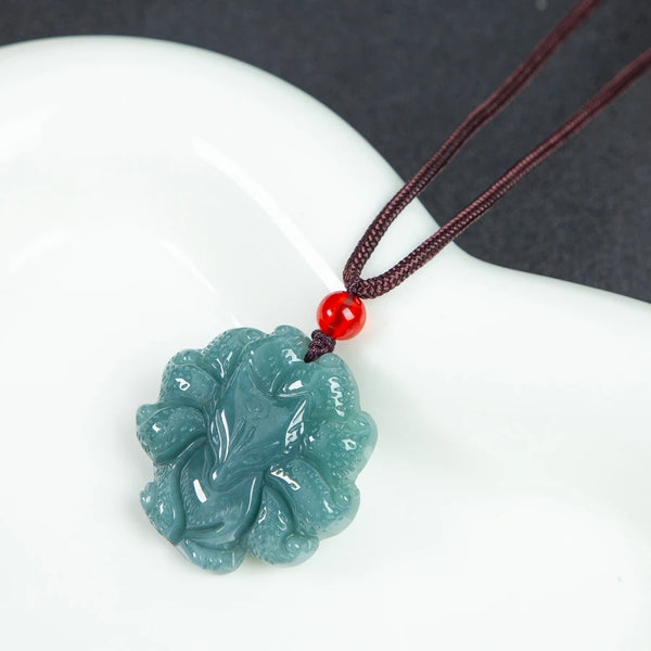 Blue Jade Nine-Tailed Fox-ToShay.org
