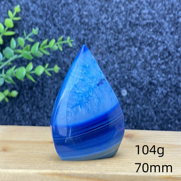 Blue Lace Agate Torch-ToShay.org
