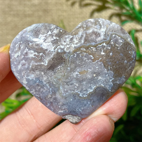 Green Moss Agate Heart-ToShay.org