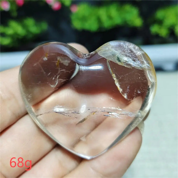 Clear Crystal Heart-ToShay.org