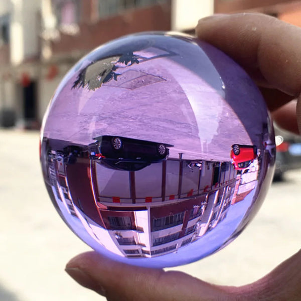 Coloured Clear Crystal Balls-ToShay.org