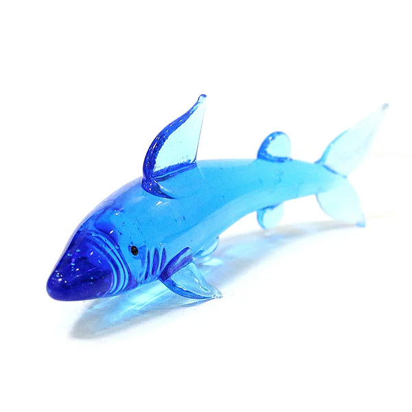 Glass Blue Dolphin-ToShay.org