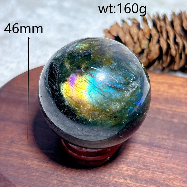Blue Flash Labradorite Ball-ToShay.org