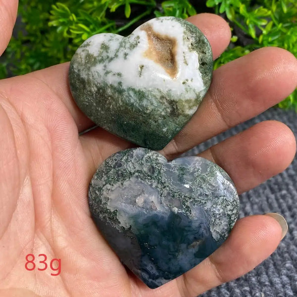 Green Moss Agate Heart-ToShay.org
