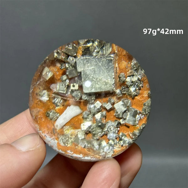 Yellow Chalcopyrite Crystal Ball-ToShay.org