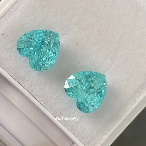 Blue Paraiba Crushed Ice Pendant-ToShay.org