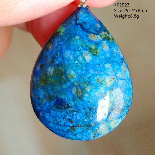 Blue Azulite Pendant-ToShay.org