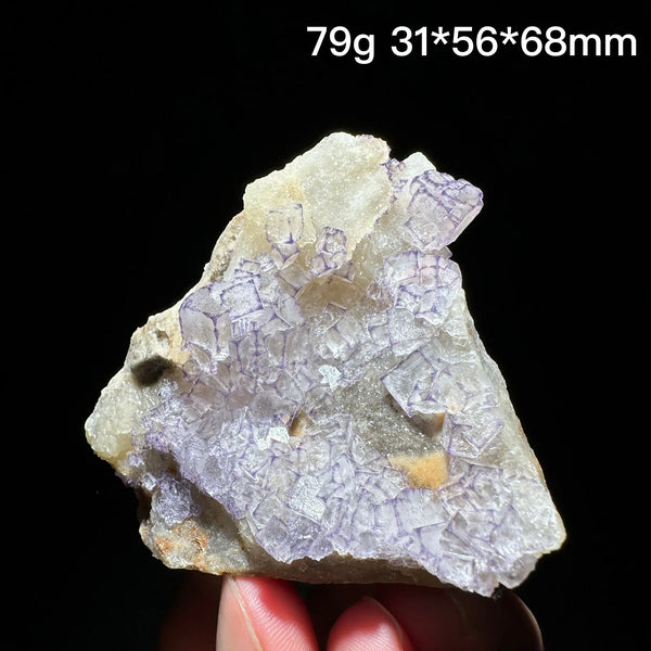 Purple Edge Fluorite Crystal-ToShay.org