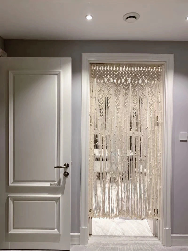 Macrame Curtain-ToShay.org