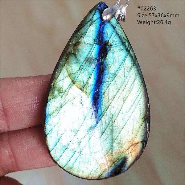 Blue Light Labradorite Pendant-ToShay.org