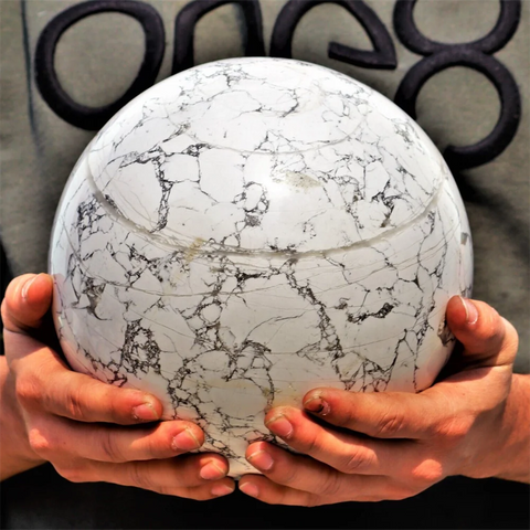 White Howlite Ball-ToShay.org