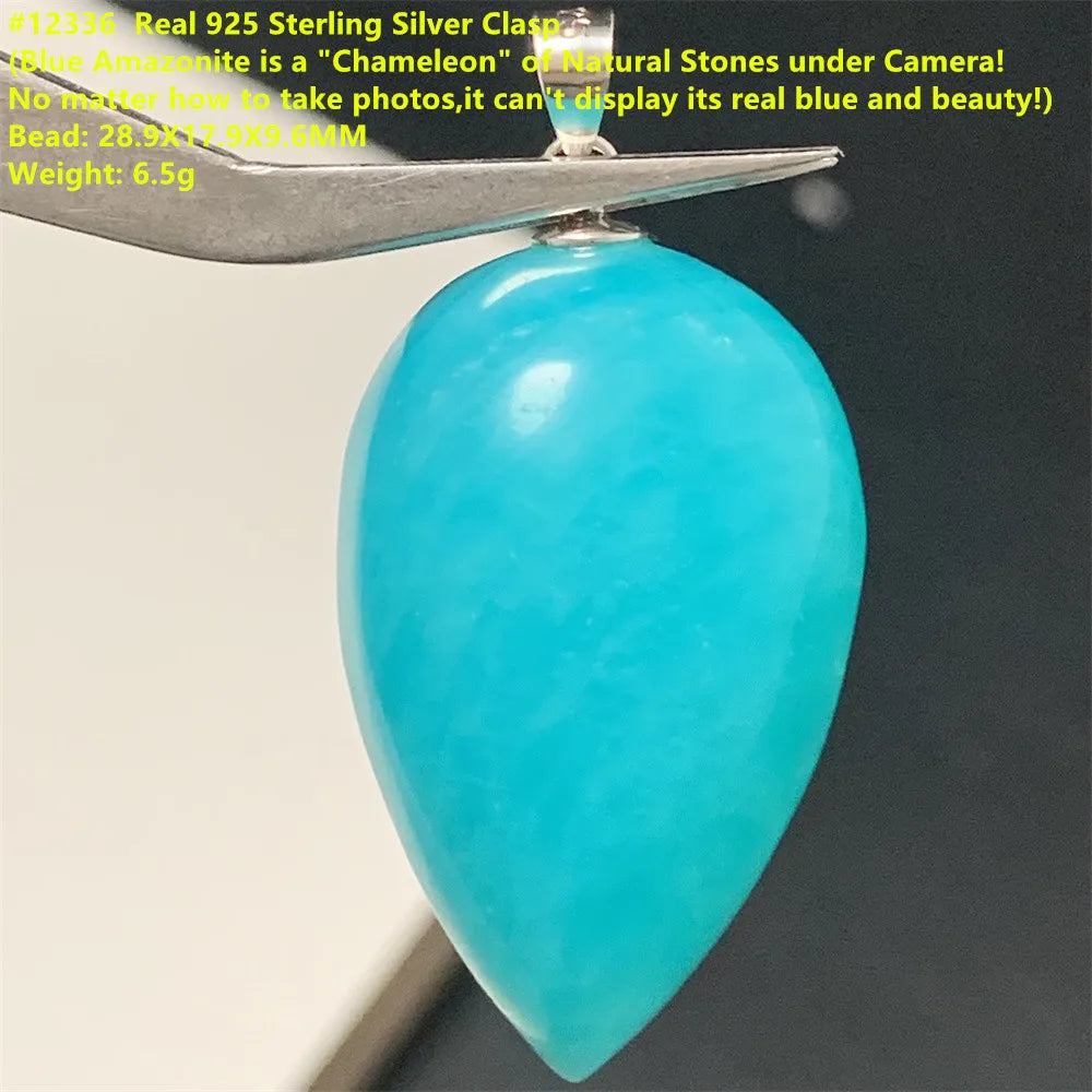 Blue Amazonite Pendants-ToShay.org