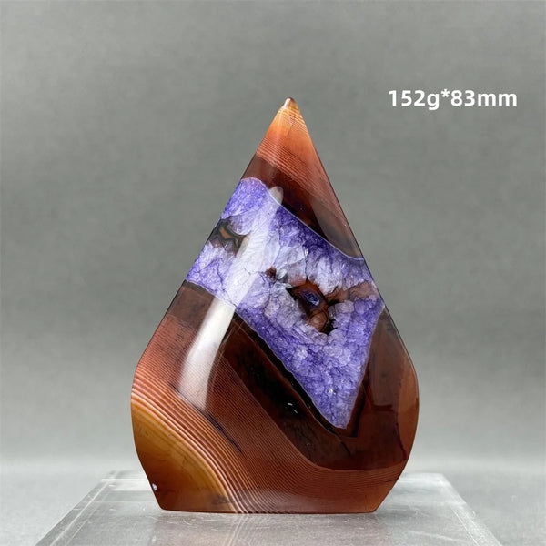 Purple Agate Torch-ToShay.org
