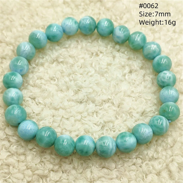 Blue Larimar Bead Bracelet-ToShay.org