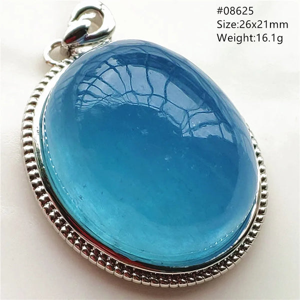 Blue Aquamarine Quartz Pendant-ToShay.org