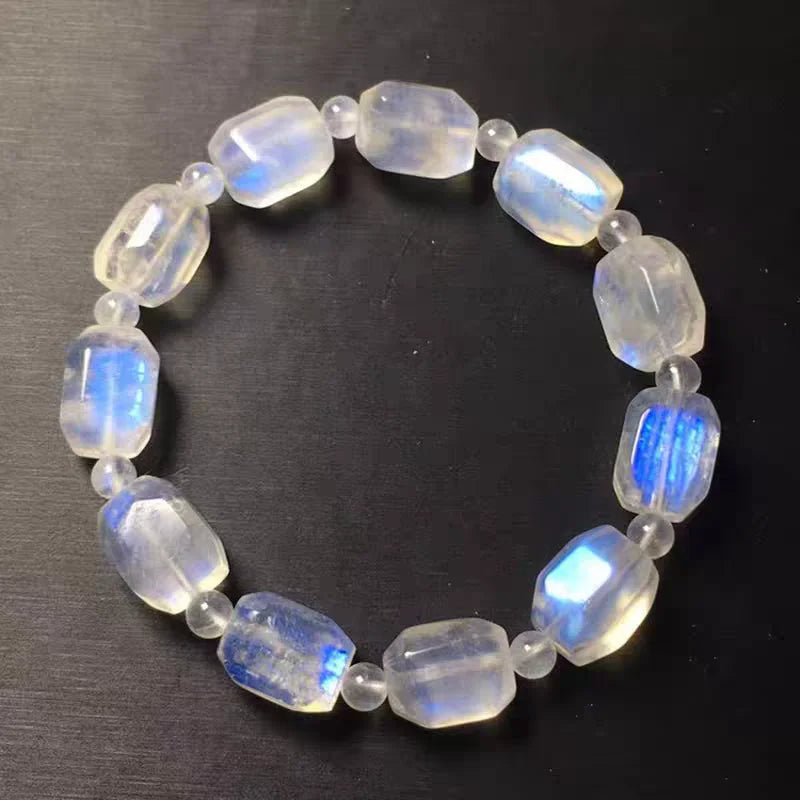 Blue Light Moonstone Bracelet-ToShay.org