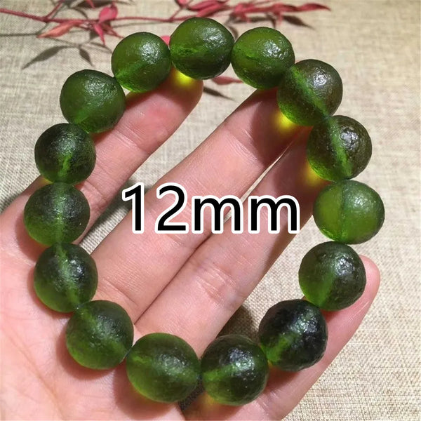 Green Meteorite Moldavite Bracelet-ToShay.org