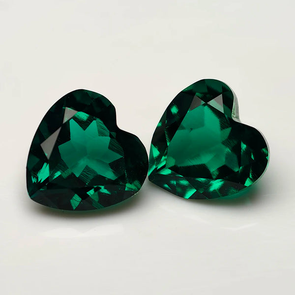 Green Emerald Diamond Heart-ToShay.org