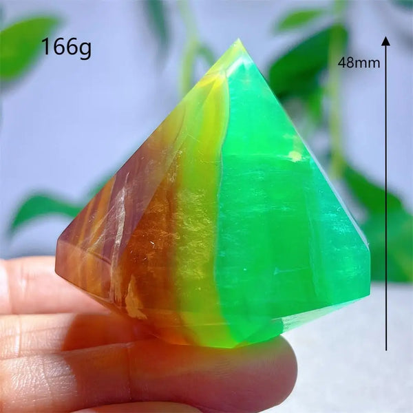 Rainbow Fluorite Diamond-ToShay.org