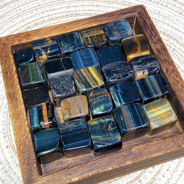 Blue Tiger Eye Cubes-ToShay.org