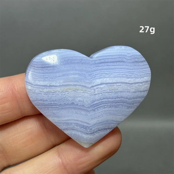 Blue Lace Crystal Heart-ToShay.org
