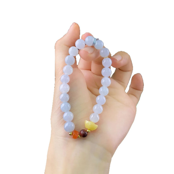 White Jadeite Bracelet-ToShay.org