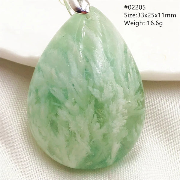 Green Blue Fluorite Pendant-ToShay.org
