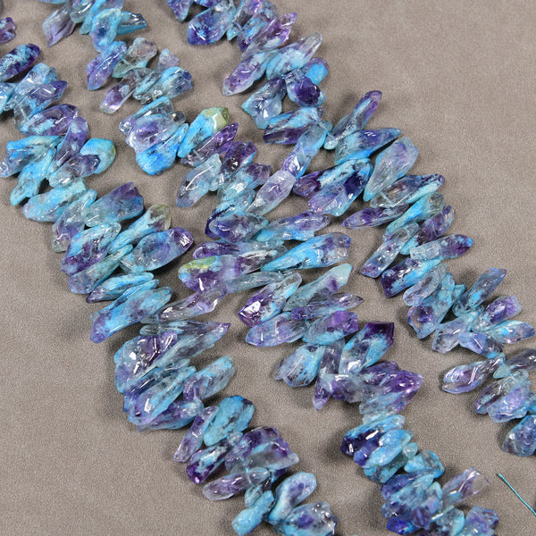 Blue Quartz Amethyst Beads-ToShay.org