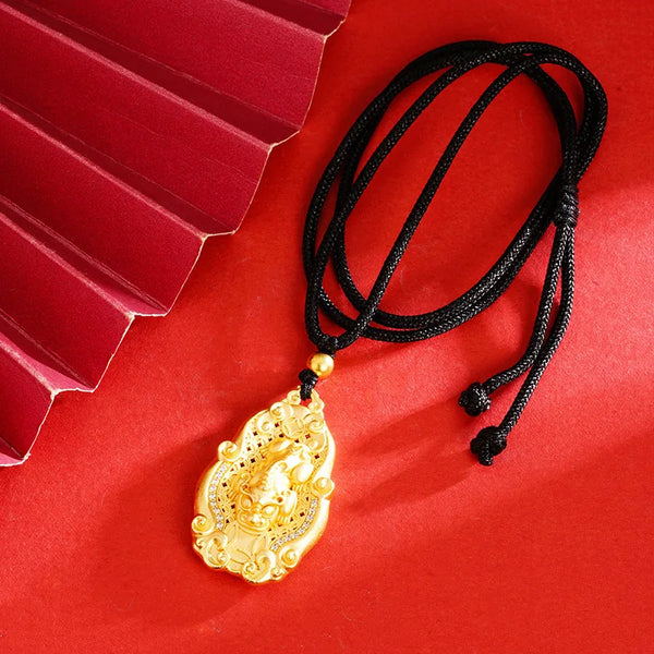Gold Xiangyun Pendant-ToShay.org