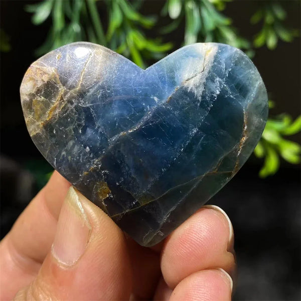 Blue Fluorite Heart-ToShay.org