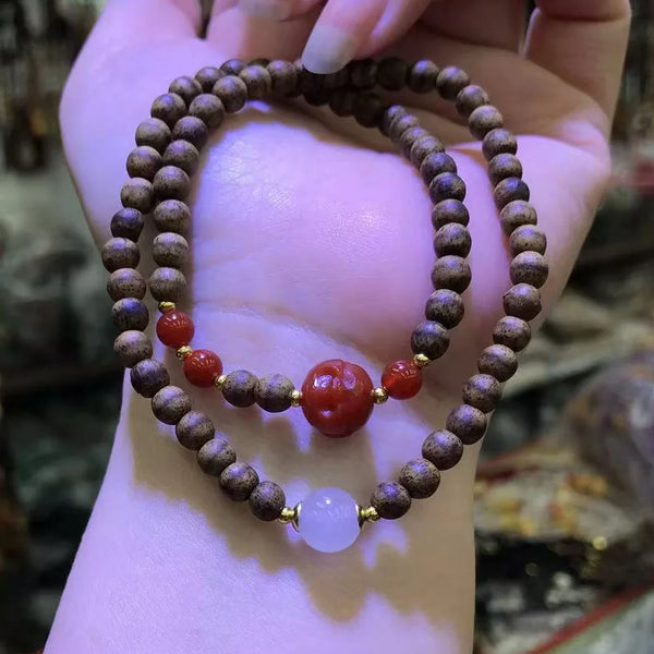 Wood Agarwood Bracelet-ToShay.org