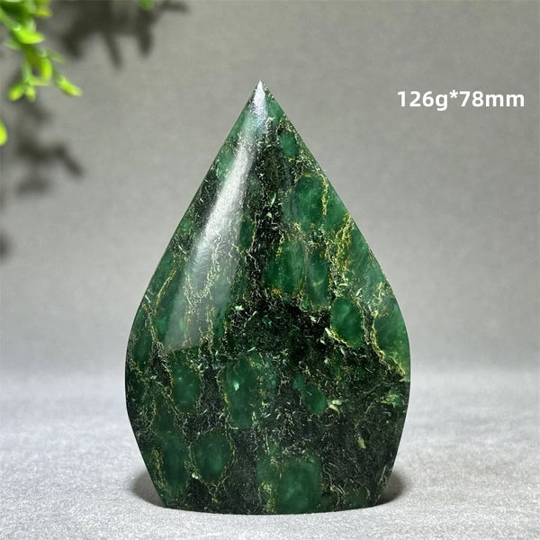Green Emerald Agate Torch-ToShay.org