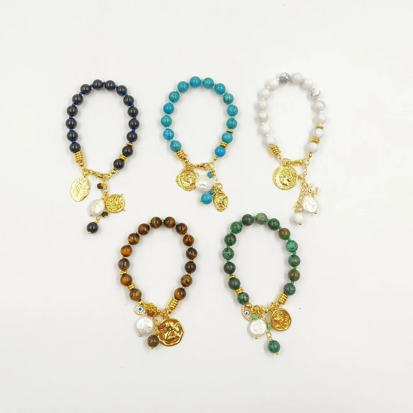 Mixed Crystal Bead Bracelet-ToShay.org