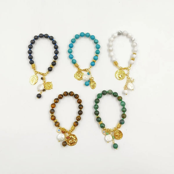 Mixed Crystal Bead Bracelet-ToShay.org